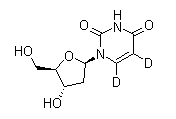 2'-Deoxyuridine-5,6-D2